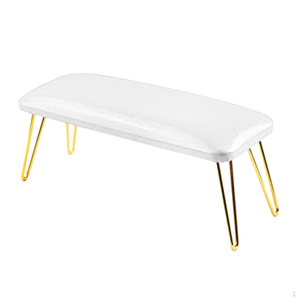 Podpórka pod dłonie do manicure, podłokietnik do paznokci, skóra PU, antypoślizgowa, mata stołowa, do