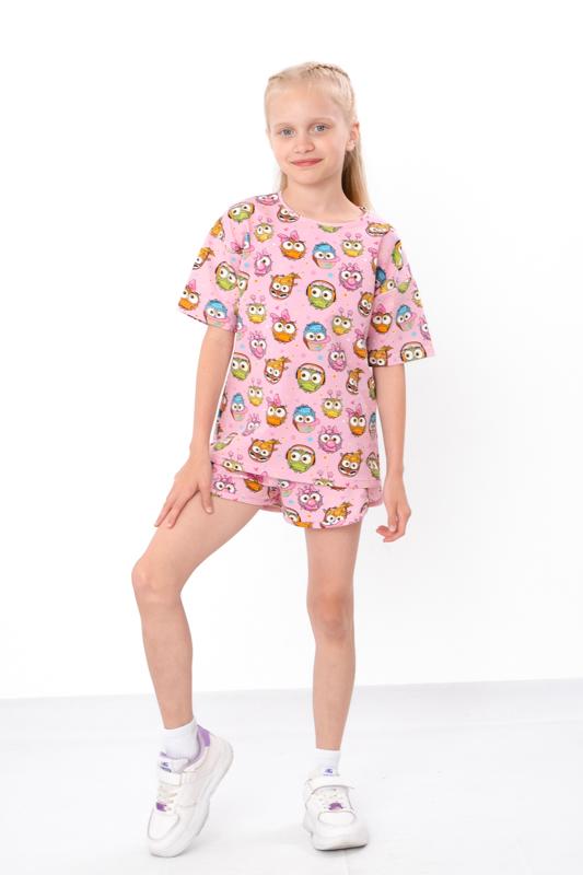 Girls’ Clothing Set – Breathable Fabric & Fun Print Design, Summer ,6459-055 HC
