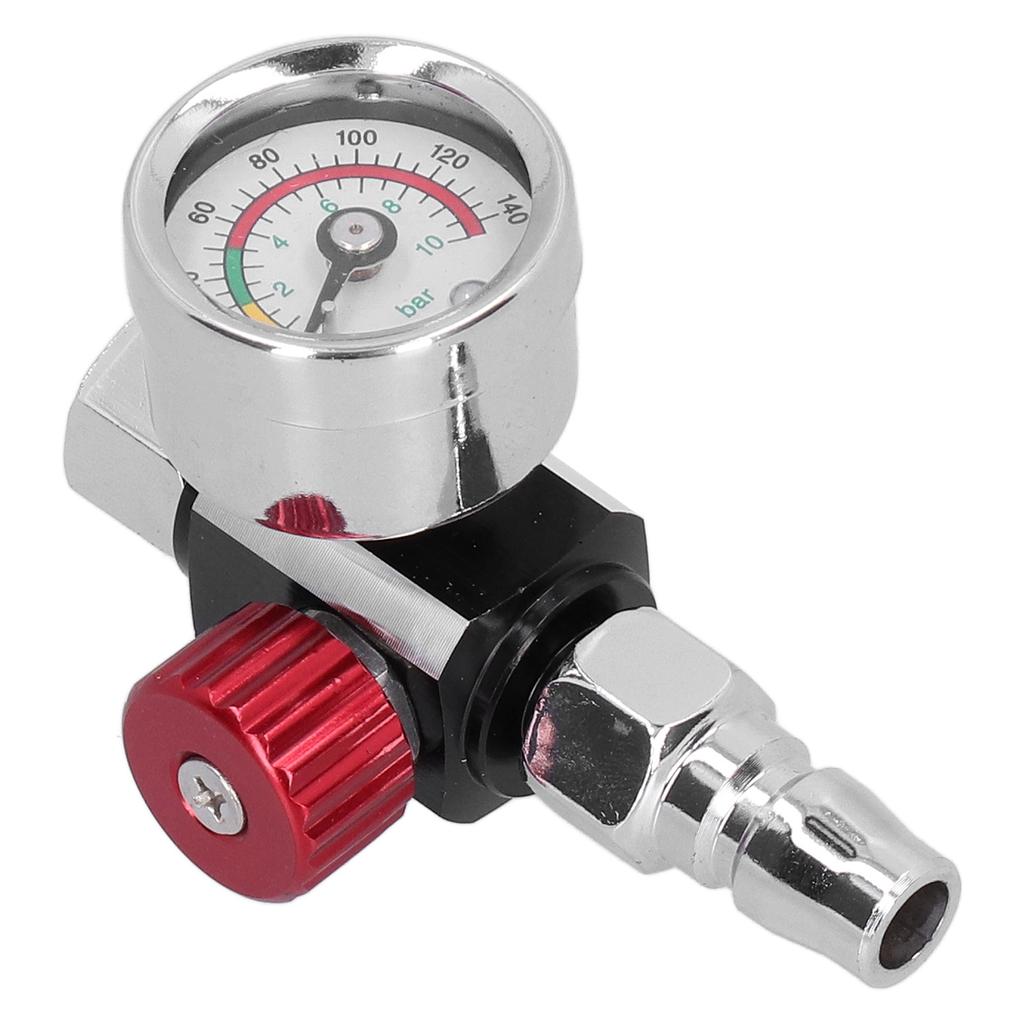 G14in Thread Spray Paint Gun Air Pressure Regulator Pressure Regulating Adjusting Valve Gauge