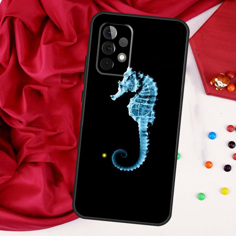Starfish Seahorse Pattern For Samsung Galaxy A55 A53 A33 A13 A35 A15 A36 A56 A26 A16 A22 A32 A52 A54 A34 A06 A05 Case