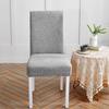 Universal Jacquard Chair Cover Stretch Solid Color Chair Covers Dining Room Wedding Hotel Banquet Home Decor Washable Seat Case