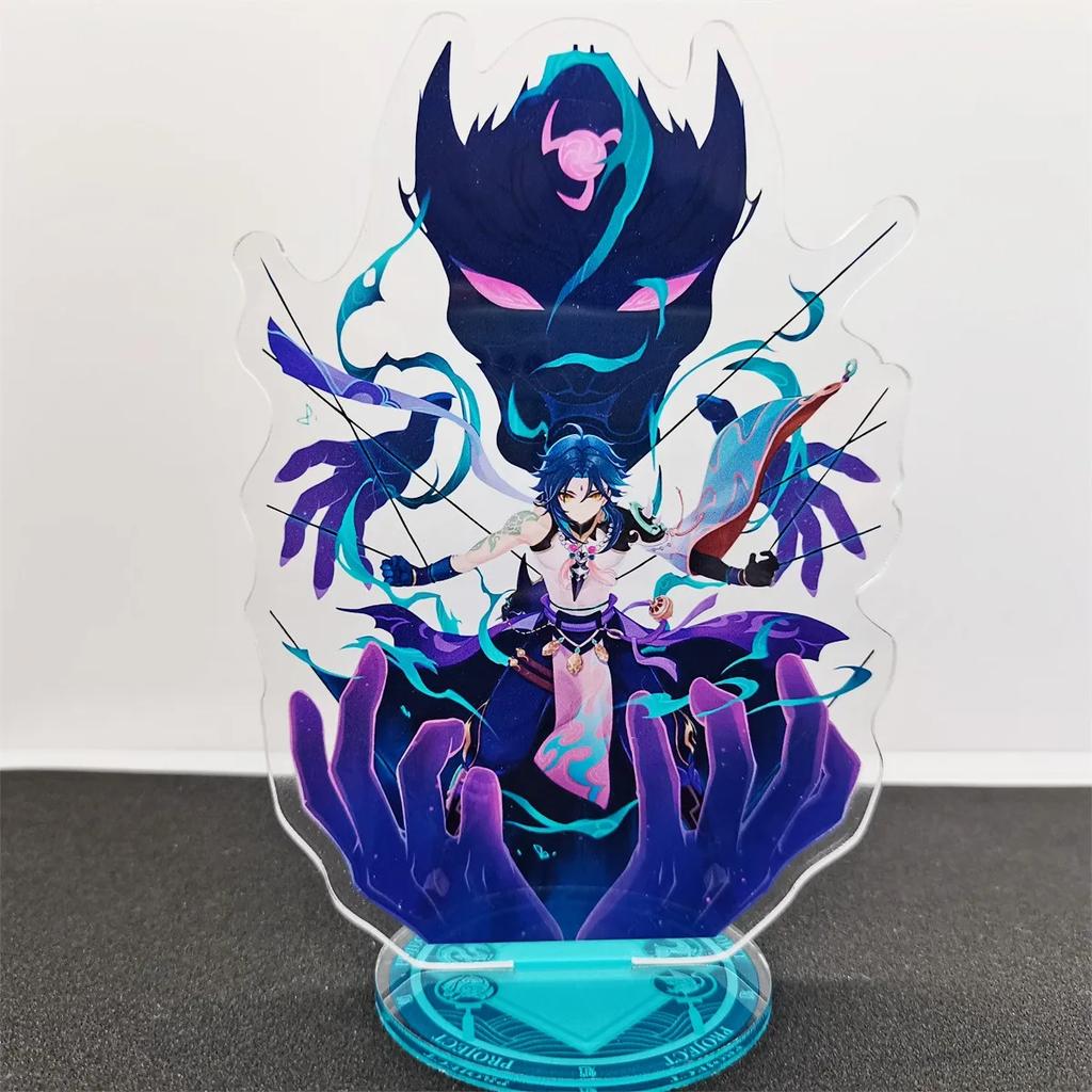 Anime Wanderer Faruzan Cyno Nahida Acrylic Stand Keychain Vertical Creative Desktop Ornament Game Accessories