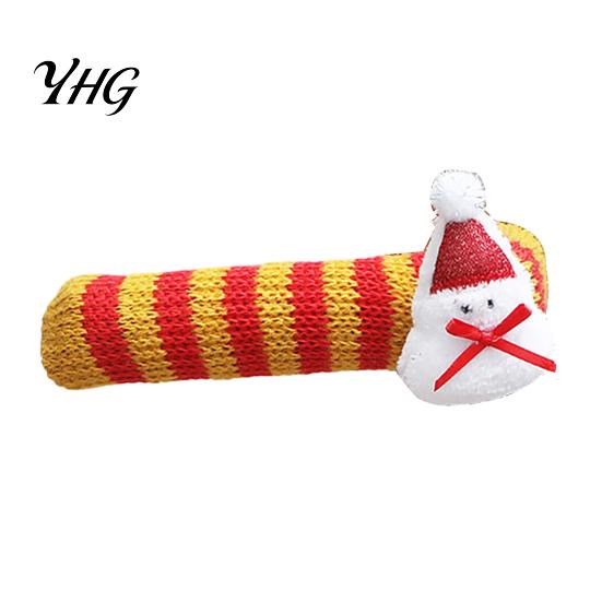 Christmas Party Home Decor Knitted Doorknob Covers, Santa Reindeer Decor, Anti?Slip Protector Sleeves, Door Thermal Handle Covers for Winter Cushion