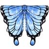 Butterfly Cloak Gradient Halloween Dance Shawl Wings