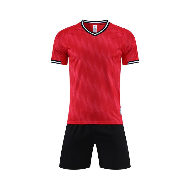 Football training clothes summer thin children's football clothes set short-sleeved men's outdoor running sports quick-drying breathable ball
