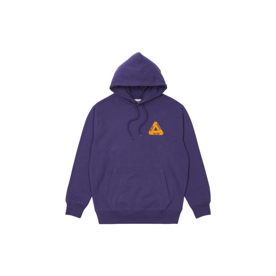 Palace Tri-Mesh Hood Purple Unisex Tops P21CS144