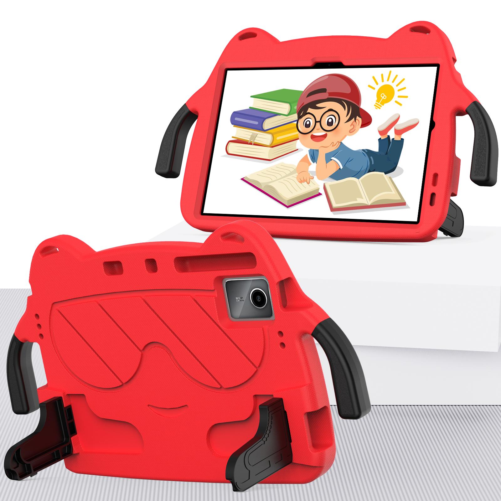 

With Built-in Bracket EVA Universal Case for Doogee T30S 2024 T30 Pro 2023 11 inch Kids Cute Funda Hand Holder Cover Shockproof Doogee T30 Pro 2023 красный