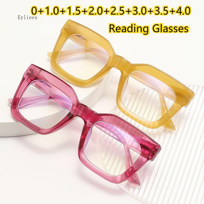 New Retro Square Reading Glasses Optical Anti Blue Light Blocking Computer Vintage Glasses Female Male Eyeglasses Gafas
