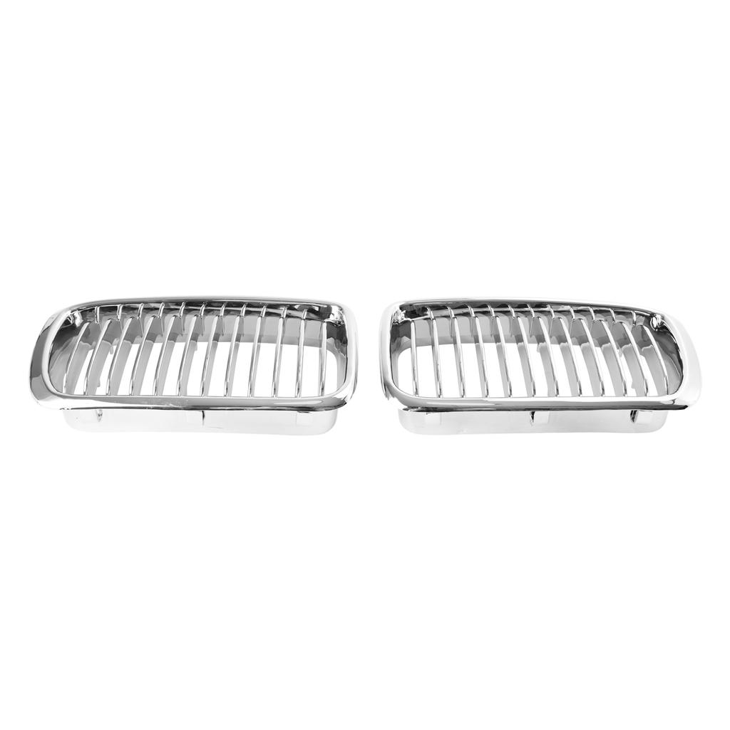 2 STÜCKE Chrom Front Nieren Grill Gitter Passend für BMW 7er E38 1994-2001