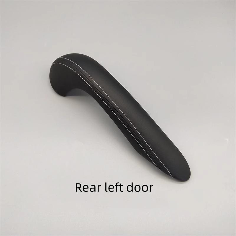 For NISSAN Patrol Y62  Car Front and Rear Door Inner Handle Covers Car Interior Door Handle Inside Handle Black   Rear Left