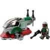 LEGO Toy Star Wars Boba Spaceship Microfighter Boys Girls Star Wars Goods Figure Plastic Model Toy Educational Toy Birthday Present Gift LEGO Block