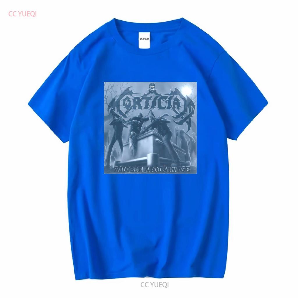Mortician T Shirt Large Zombie Apocalypse devourment necrophagia incantation long or short sleeves vintage Washed Casual