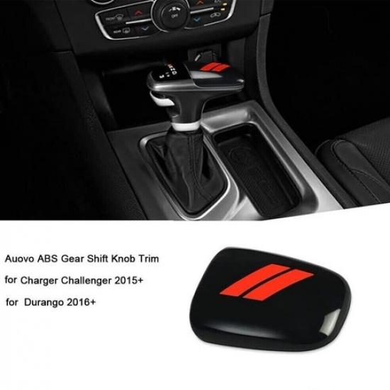 Gear Shift Knob Head Cover Trim for Dodge Charger Challenger Durango 2015-