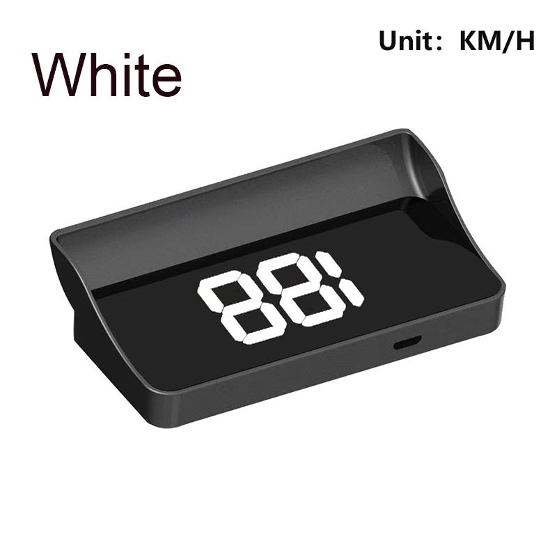 Car Digital Speedometer Head Up Display Vehicles Speed Gauge Hud Windshield Projector For Truck Gps Driving Assistance Tool