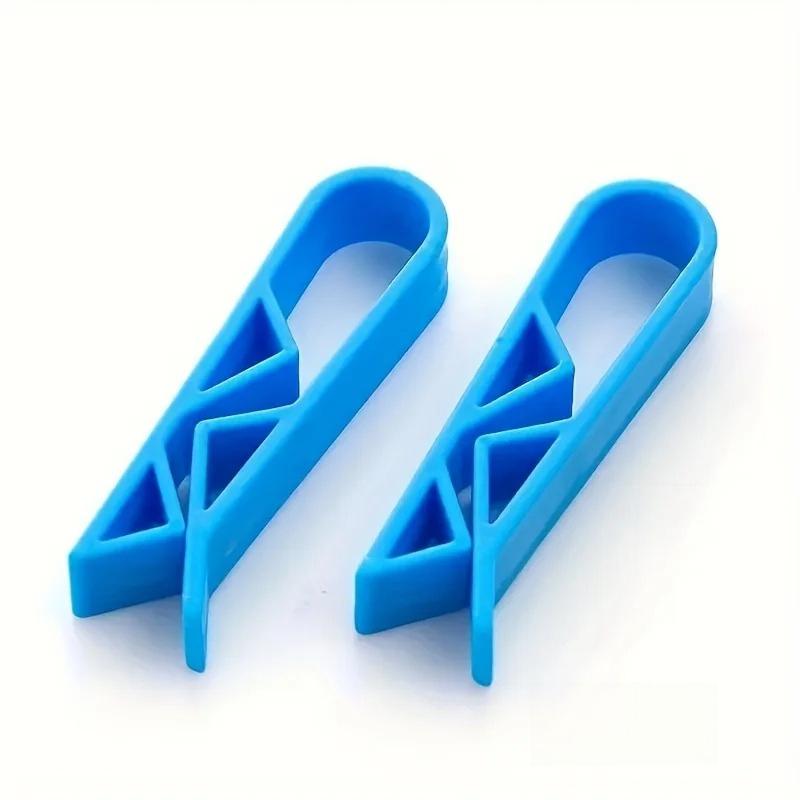 10PCS innovative trash can clips - safe and non slip trash bag holder, stylish divider side clips, convenient for home use