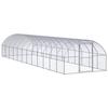 VidaXL Outdoor Chicken Coop 3 X 12 X 2 M Galvanized Steel, 88.55kg