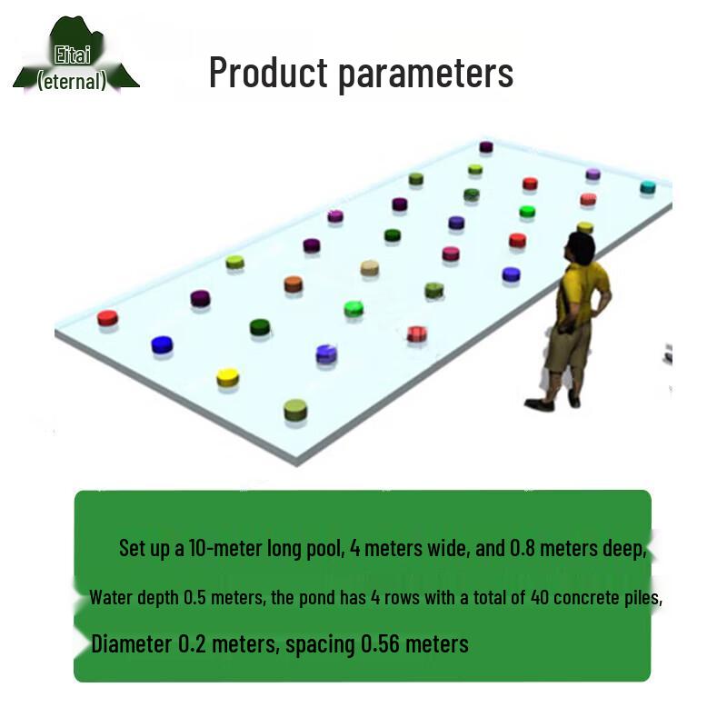 Yongdai Water Plum Blossom Piles Obstacle Training Equipment