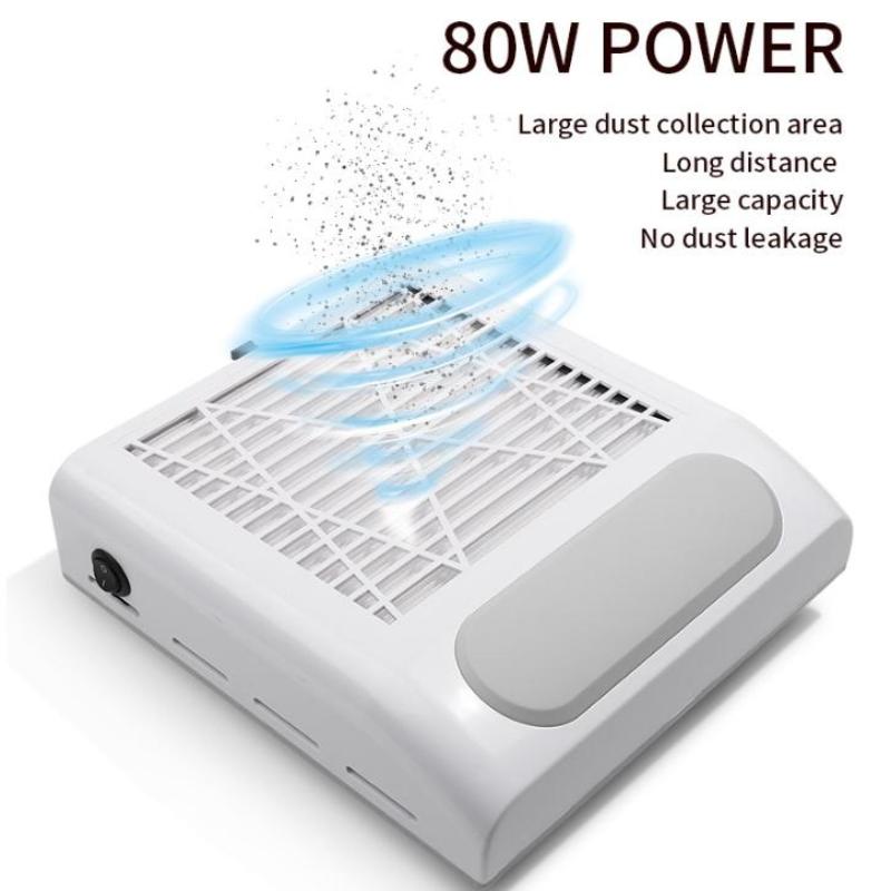 Professional Powerful Nail Duster Exhaust Fan For Nail Art Vacuum Collector Gel Nail Duster For Nail Art Salon Equipment