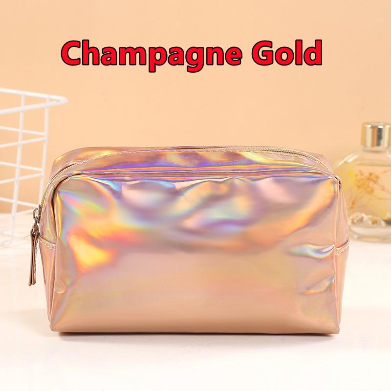 Laser Colorful Tide Pencil Case Fresh Artistic Men's and Women's Cosmetic Bag Storage Bag Stationery Storage Bag Cosmetic Bag