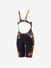 Competitive Swimsuit Pro Hybrid 2 Open Back Kneeskin SCW12405F L [Speed] Black/Red