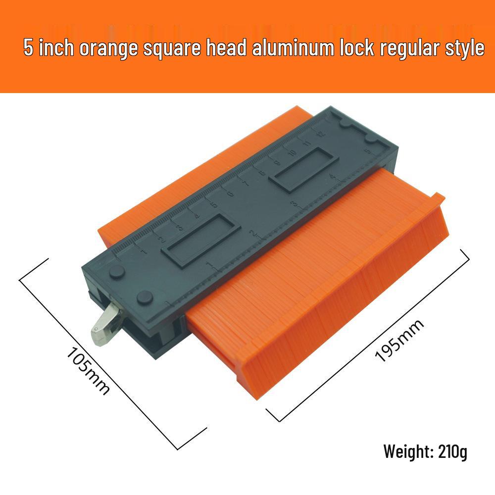 Universal Contour Gauge for Irregular Shapes - Woodworking & Gypsum Board Tool