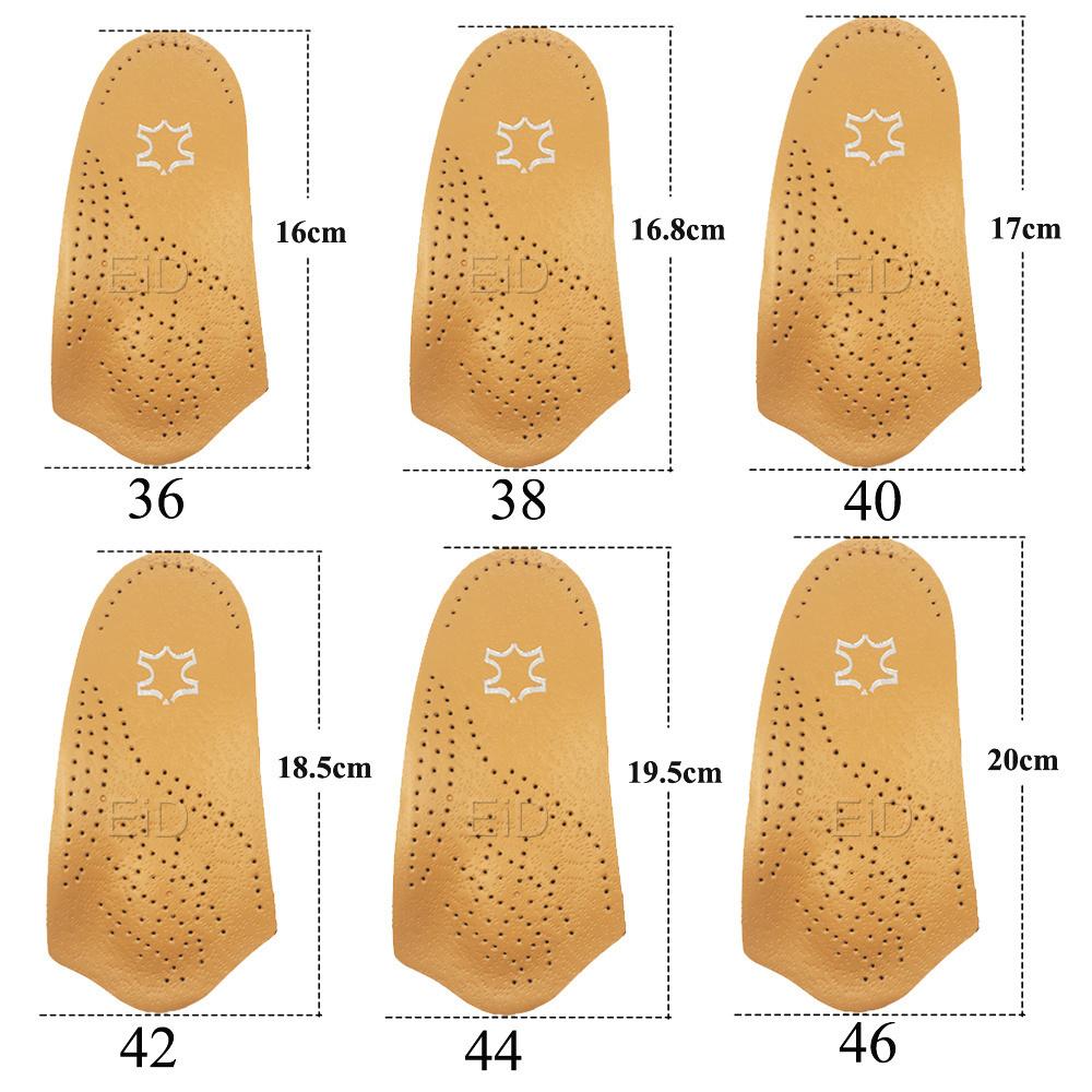 Leather Orthotic Insole for Flat Feet Arch Support O/X Leg Orthopedic Shoes Sole Insoles for Feet  Plantar Fasciitis Men Women