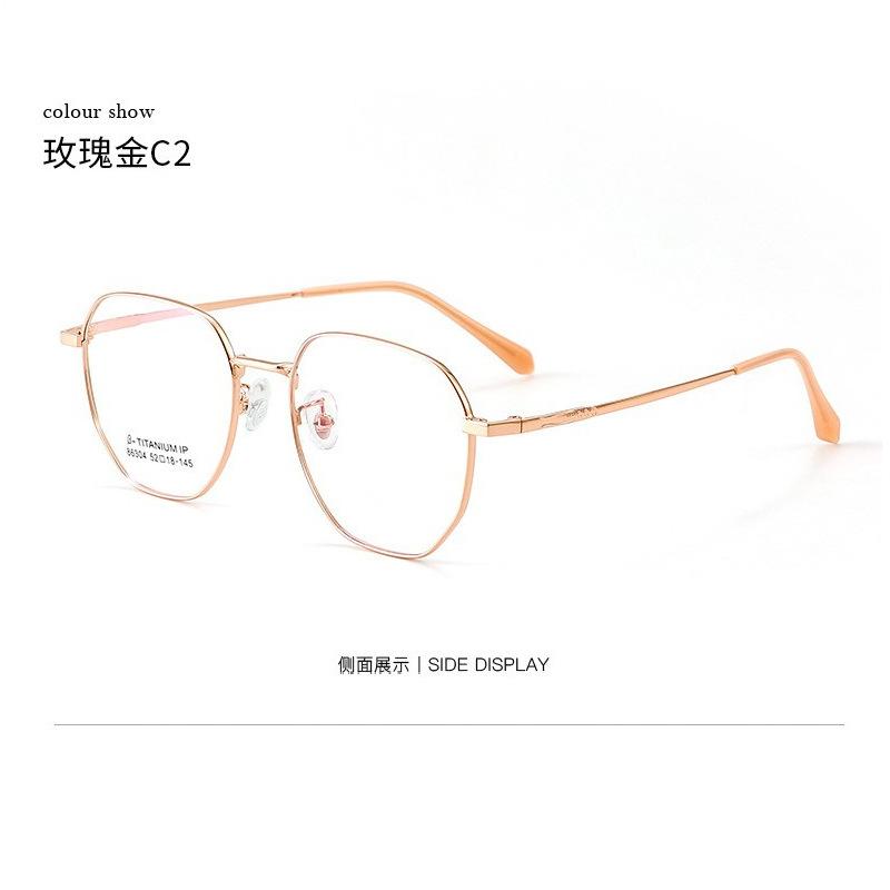 Metal Polygon Vintage Eyeglass Frame Women Men Classic Square Eyeglasses Frames Clear Computer Glasses Oculos Feminino