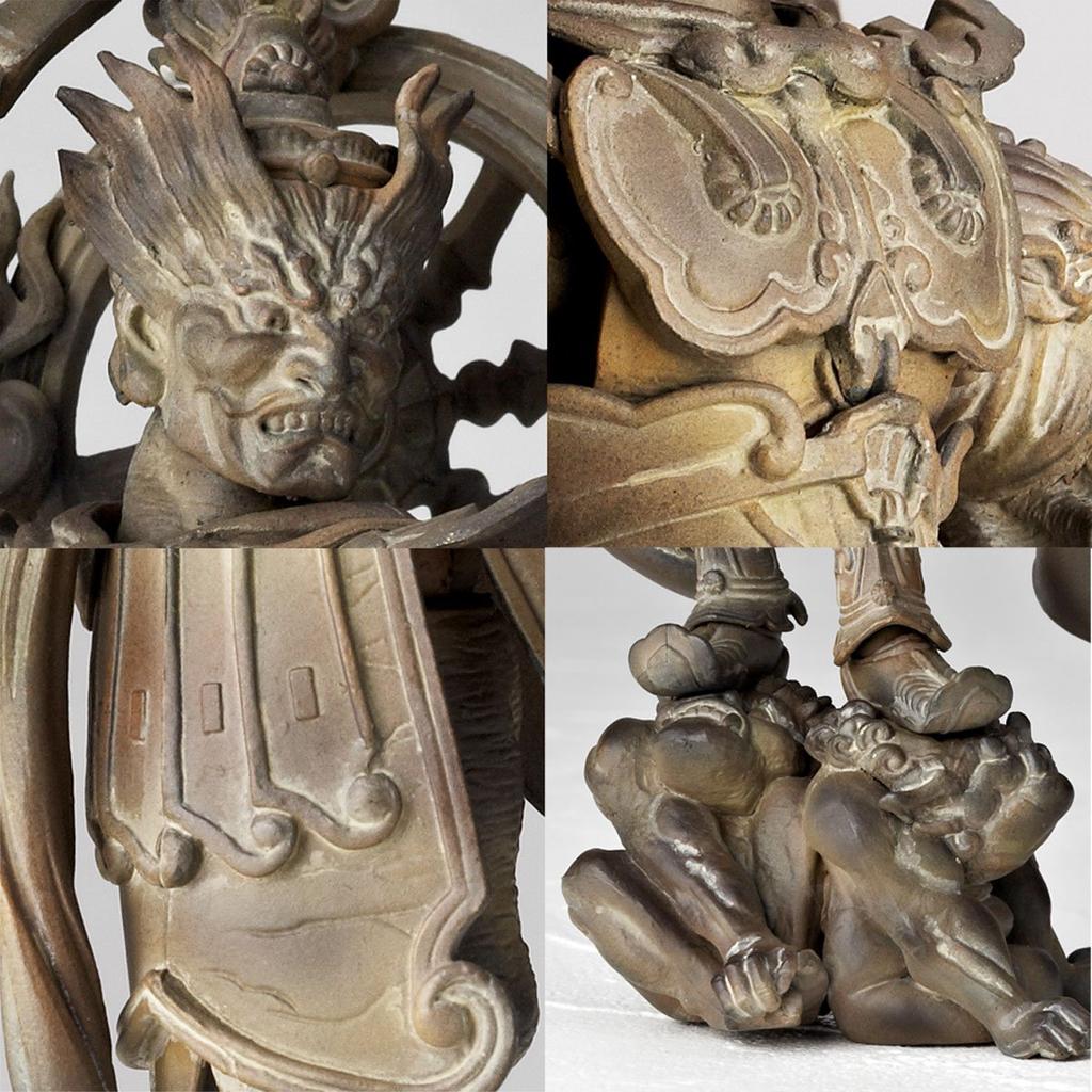 Revoltech Takeya 004EX Zochoten Holzedition, bemalte Actionfigur, nicht maßstabsgetreu, ABS und PVC