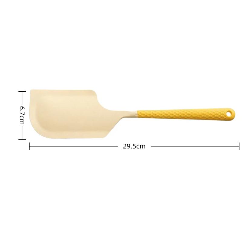 Baking Tools Silicone Cream Spatula Long Handle Heat Resistant Baking Scraper Portable Soft Pastry Blenders Chocolate Butter