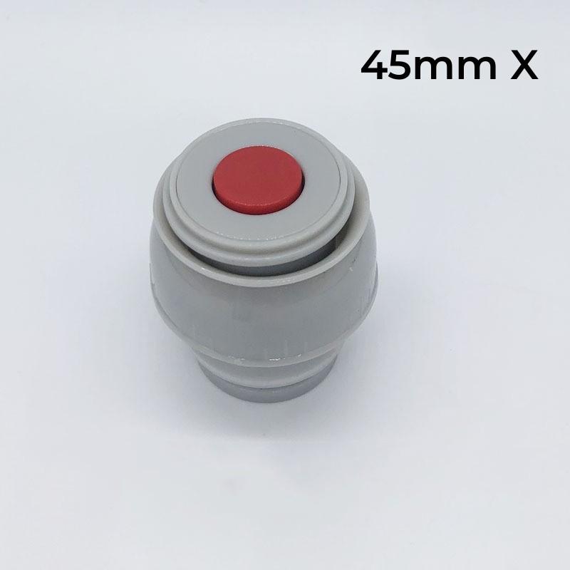 Tapa de termo de 4,5 cm/5,2 cm, tapa de repuesto para taza de viaje, tapa de termo para exportación, color negro