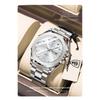 POEDAGAR Luxury Men Wristwatch Waterproof Luminous Week Date Casual Clock Stainless Steel Quartz Fashion Watches Reloj