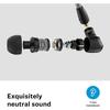 Sennheiser IE 200 Wired Earphones, Black, Dynamic, In-Ear, Audiophile, Gaming, TrueResponse Transducer, Blade Cable, Ear Hook, [Domestic Genuine Produ