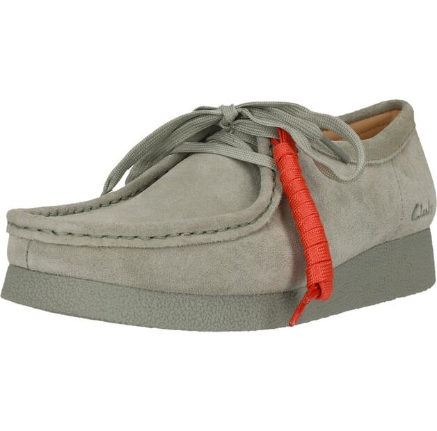 Женские полуботинки Clarks Wallabeeevo sneaker light green