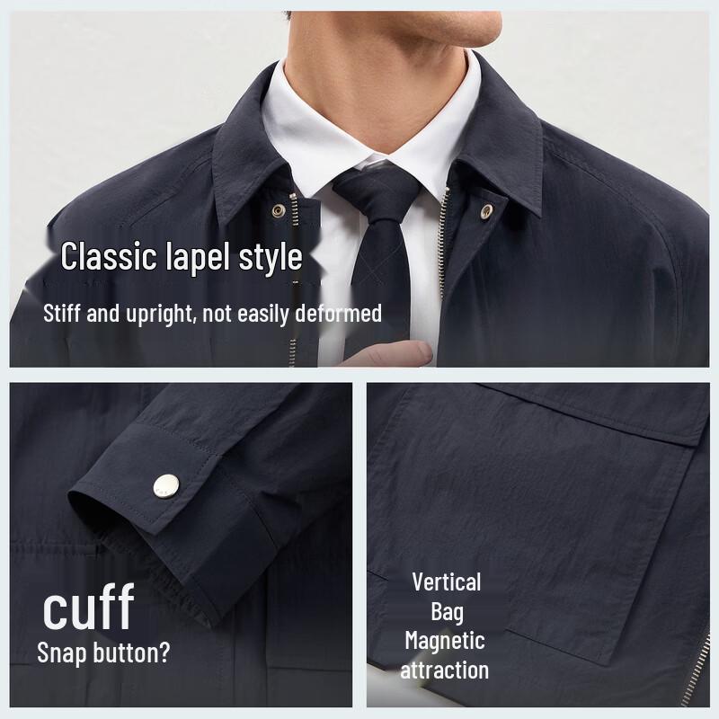 EMZ Men's Lightweight Breathable Casual Jacket