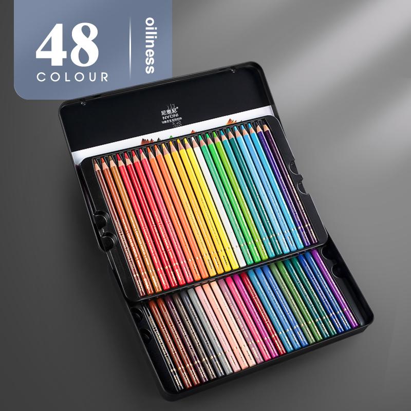 

24-180 цветов масляные цветные карандаши водорастворимые карандаши с деревянной ручкой набор для рисования и эскизов
