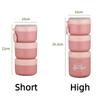 Stainless steel 3-layer Soup Cup Lunch Container Set 3 Separate Stackable Lunch Box with Spoon Food Containers for Adults Kids
