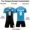 Custom Soccer Jersey Set Personalized Team Uniforms Quick Dry Sportswear for Youth and Adults with and Number