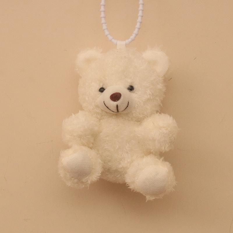 New Curly Bear Clothing Teddy Bear Doll Keychain Bag Pendant Creative Accessories Doll Doll