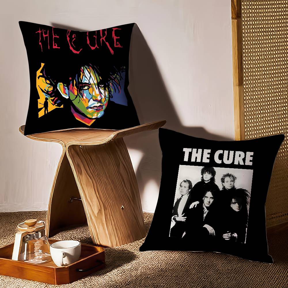 Anime T-The Cure Pillow Case Sofa and Living Room Decorative Cushion Covers Dust-proof and Mite-proof Invisible Zipper