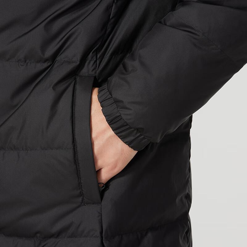 Puma Logo Windproof Warm Hooded Down Jacket Men Jackets Black 685322-01