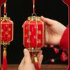 Party Decor Retro Chinese Red Lantern Traditional Waterproof Potted Decorative Lanterns Handmade Craft Portable Lantern Garden