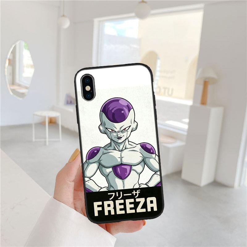 

LO35 Dragon Ball Freeza Soft Shell Phone Case for iPhone 16 15 14 13 12 Pro Max Plus Mini iPhone 13 Pro Max