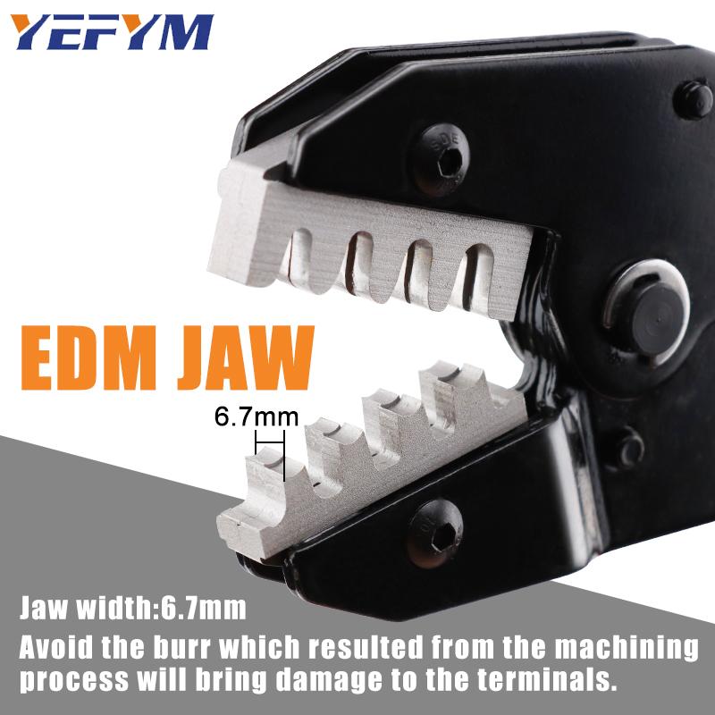 Waterproof Connector TerminalCrimping Tool,Ratcheting Wire Crimping Pliers.It Is Suitable for AWG 18-14(1.0-2.5mm²)and Is an Electrical Crimping Tool.