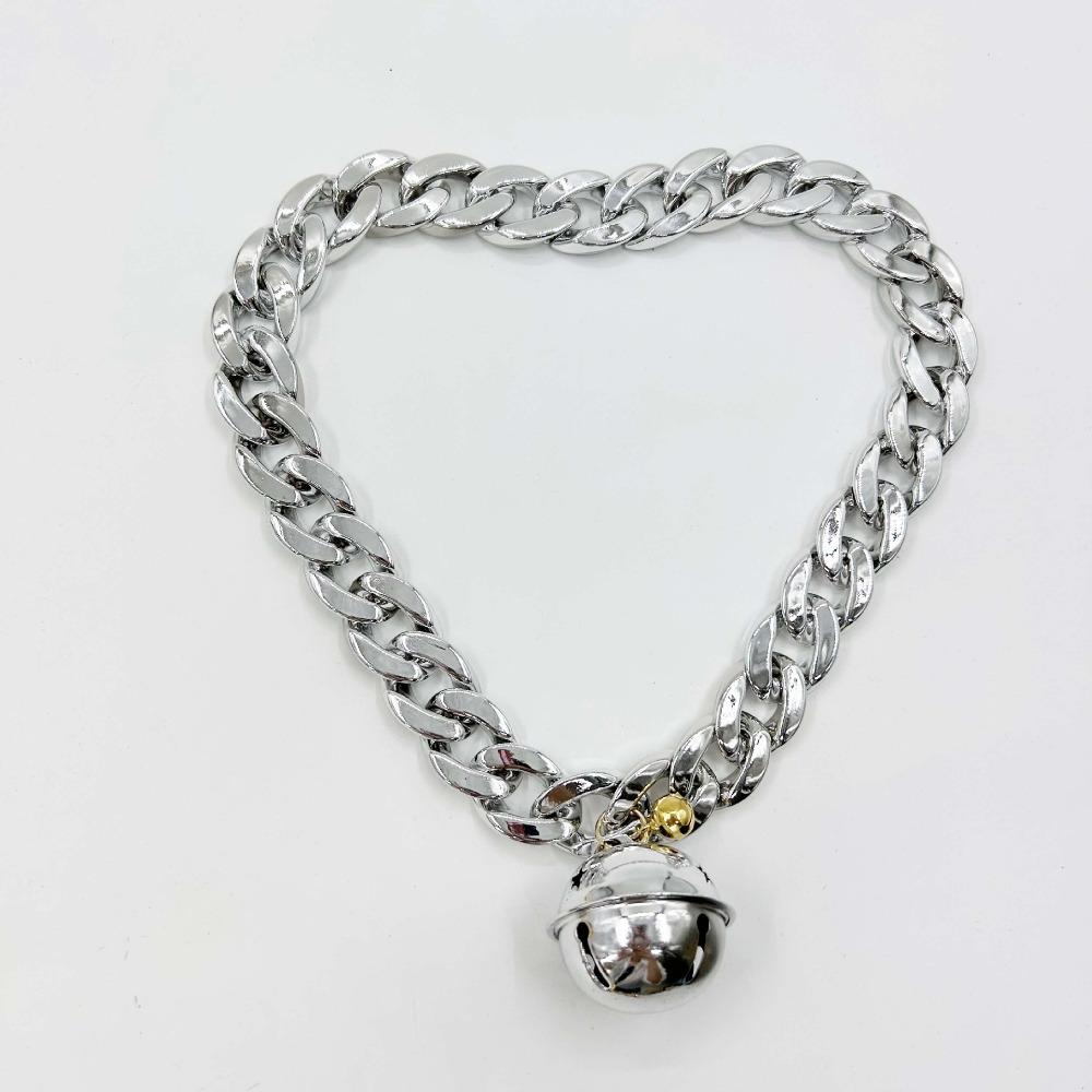 Gold Silver Rose Gold Pet Necklace 25cm 30cm 40cm Dog Chain Fashion Dogs Collar  Dog Supplies