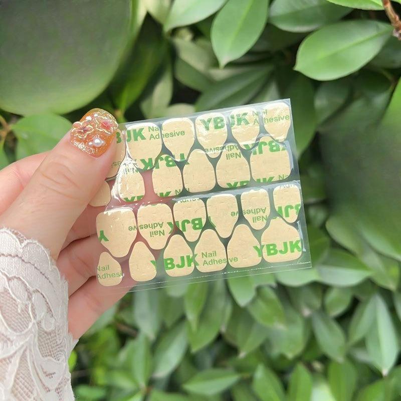 Cola de Gelatina para Unhas Vestível de Papel Kraft, Cola de Gelatina para Unhas Super Pegajosa Ultra-fina, Impermeável Especial