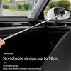 Wycieraczka do lusterka wstecznego samochodu z teleskopowym uchwytem Trwała stal nierdzewna Narzędzia do czyszczenia szyb samochodowych Szczotka do czyszczenia