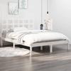 VidaXL Bed Frames White Solid Wood 200x200 Cm 3105491