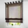 Farbe Halbvorhang für Küche/Schlafzimmer/Wohnzimmer Fensterdekoration Römisches Aufhängeschlaufen