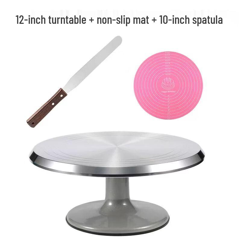 Professional Aluminum Alloy Cake Decorating Turntable