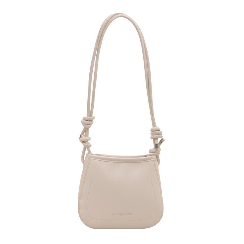 Korean version of fashionable underarm bag women's new simple hand shoulder bag PU texture foreign style messenger small square bag